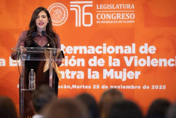Giulianna Bugarini llama a luchar contra la violencia a las mujeres con leyes que antes les negaron