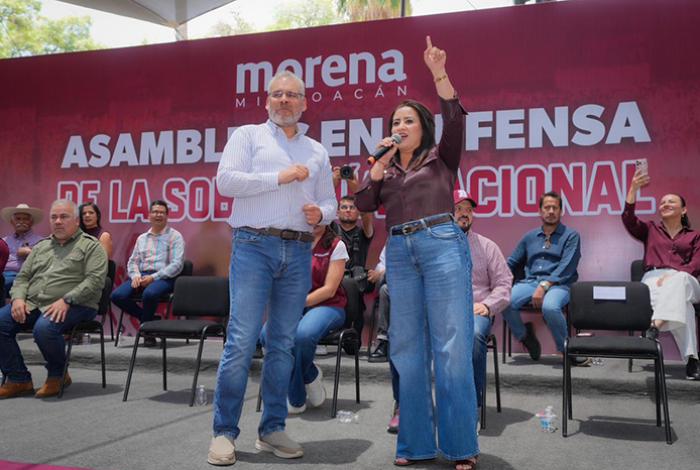Gladiz Butanda se afirma como rostro de las grandes obras de la 4T en Morelia