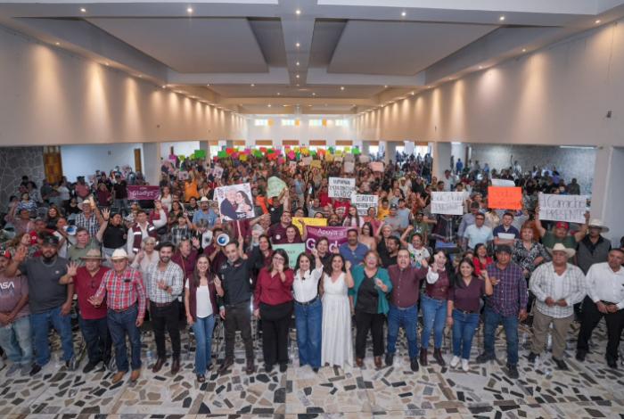 Gladyz Butanda pisa fuerte en La Piedad; reúne a más de mil 500 personas en defensa de la transformación