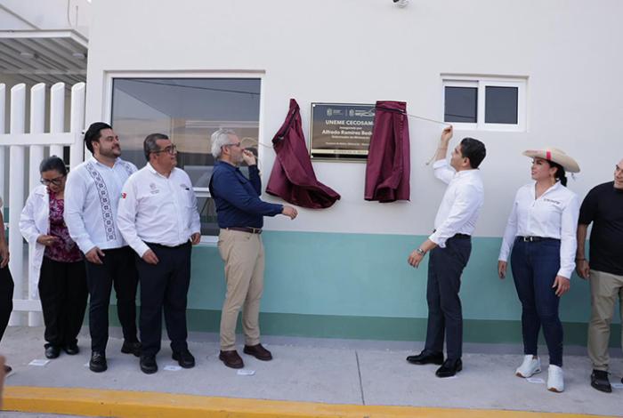 Gobernador inaugura en Huetamo nuevo Centro Comunitario de Salud Mental y Adicciones