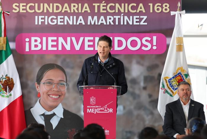Gobierno de Alfonso Martínez fortalece la educación en Morelia