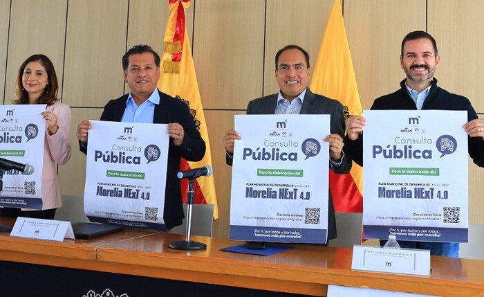 Gobierno de Morelia anuncia consulta pública para el “Plan Municipal de Desarrollo 2024-2027”