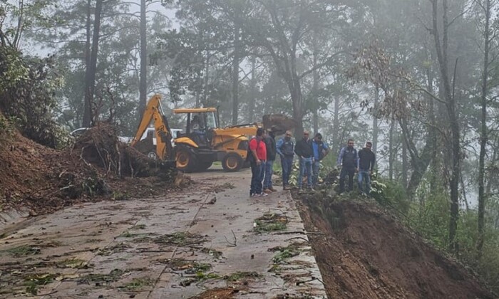 Gobierno de Morelia atiende oportunamente contingencia por deslave en la zona rural