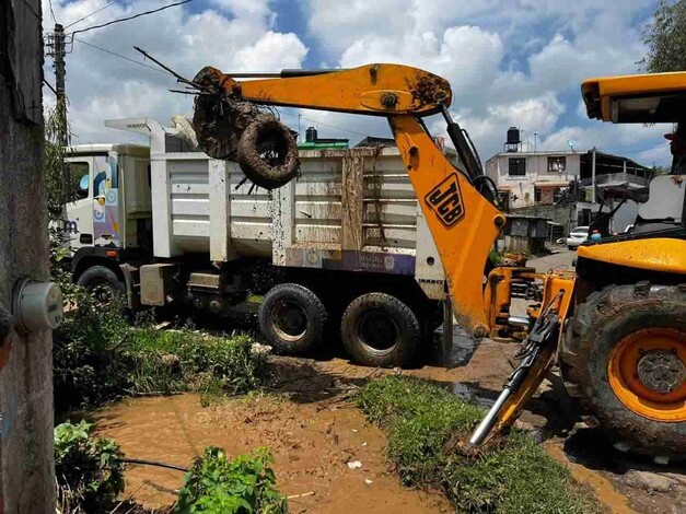 Gobierno de Morelia mantiene labores de limpieza de ríos en la zona rural