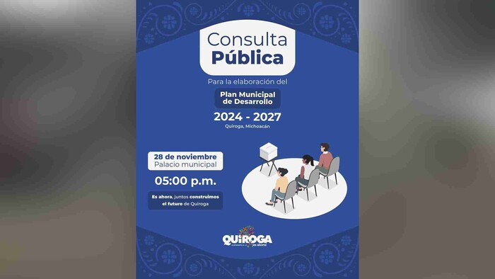 Gobierno de Quiroga convoca al Foro de Consulta Ciudadana para construir un futuro más inclusivo