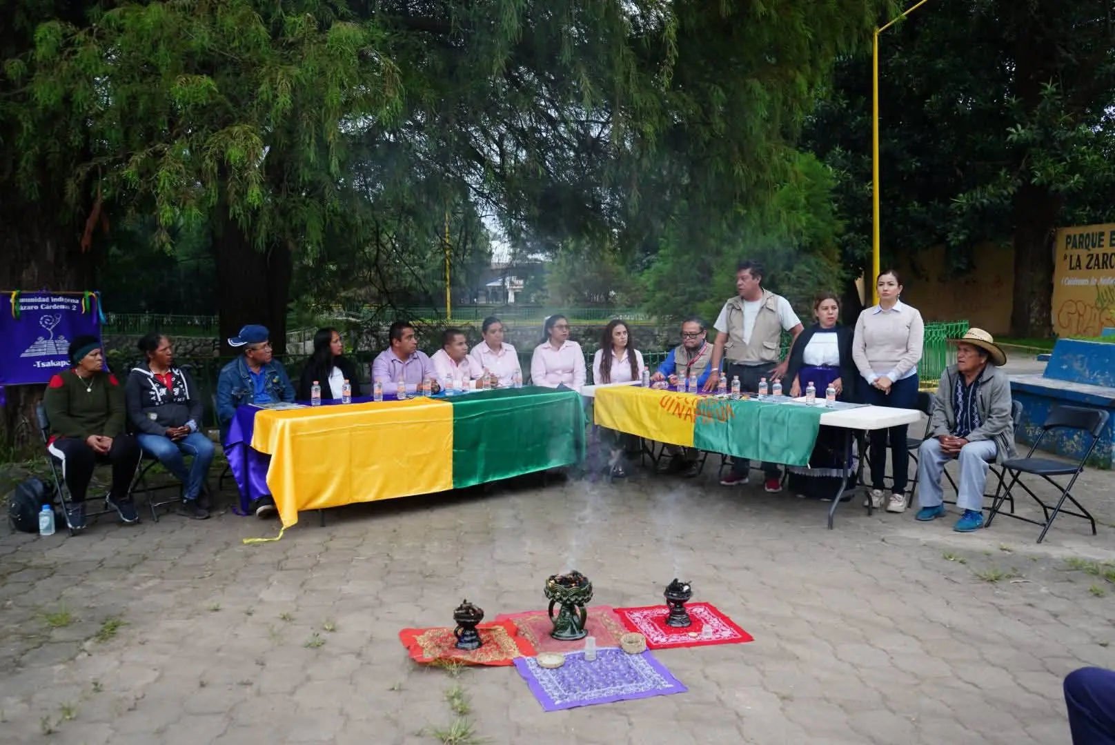 Gobierno de Zacapu entrega materiales en beneficio de familias de Lázaro Cárdenas II y Ojo de Agua