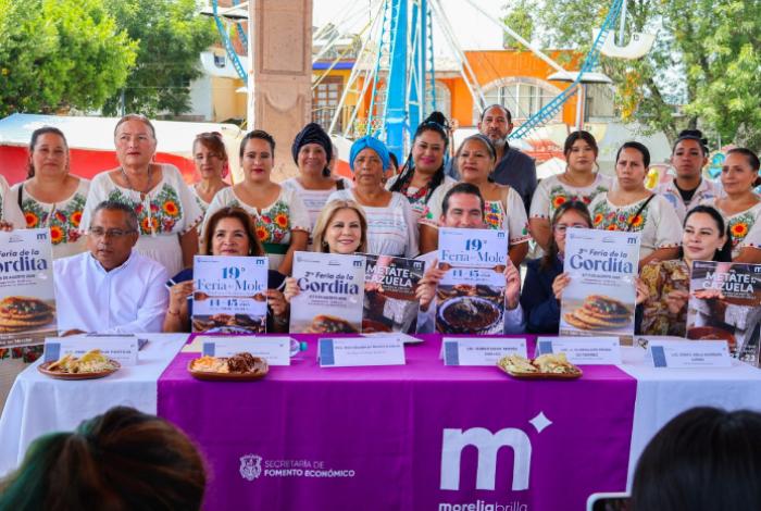 Gorditas, mole y cocina tradicional: Anuncian tres ferias gastronómicas en Morelia