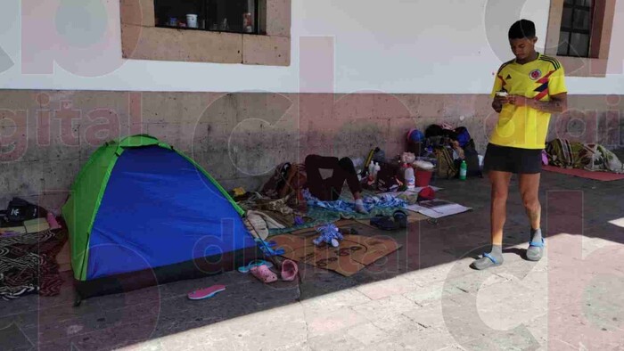 Grupo de migrantes centroamericanos fueron abandonados en Morelia