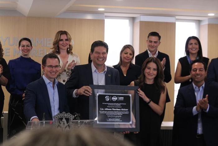 Grupo Parlamentario del PAN en el Senado reconoce trabajo de Alfonso Martínez en Morelia
