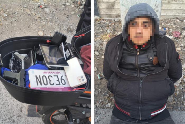 Guardia Civil detiene a presunto asaltante de transeúntes en Morelia