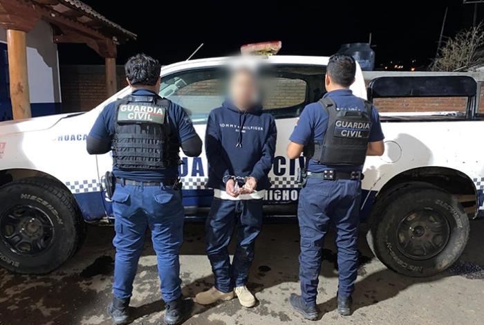 Guardia Civil detiene a un hombre en posesión de droga en el municipio de Salvador Escalante