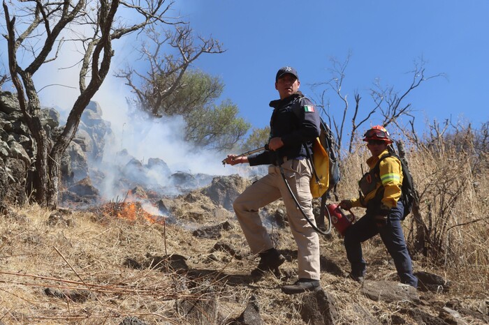 Guardia Civil se capacita para combatir incendios forestales: SSP