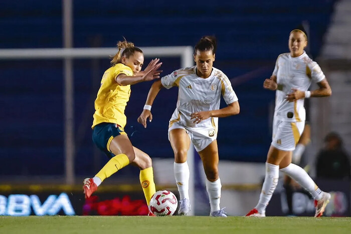 ¡Águilas Imparables! América femenil derrota a Tigres y vuela a la cima del Clausura 2025