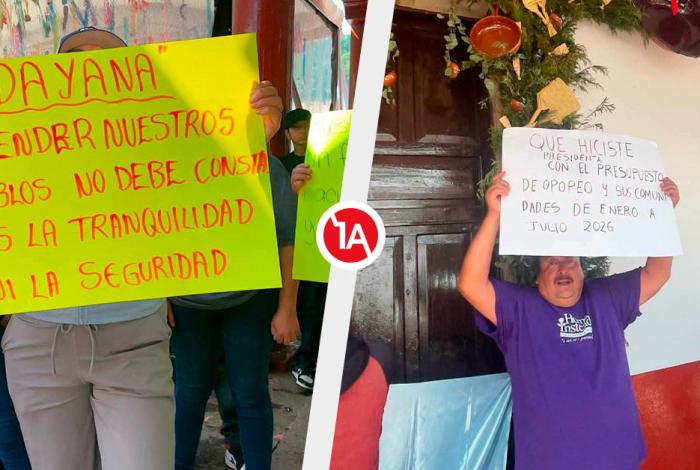 Habitantes de Opopeo exigen la no intervención en su proceso de autogobierno