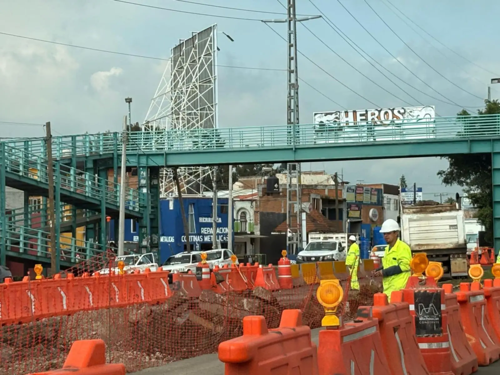 Habrá cierre total en la Calzada La Huerta por obras del distribuidor vial en Morelia