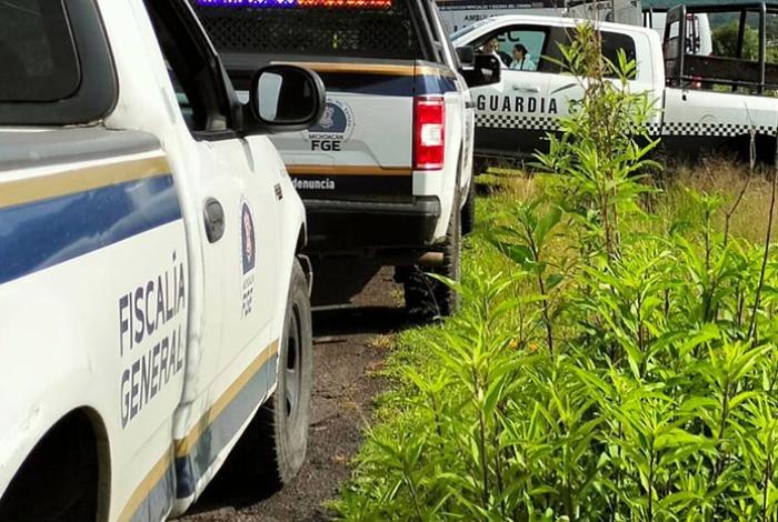 Hallan el cuerpo putrefacto de un hombre asesinado en una barranca, en Charo