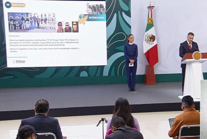 Harfuch: Tres detenidos de “Los Erres”, afines al CJNG, relacionados con el homicidio de Carlos Manzo