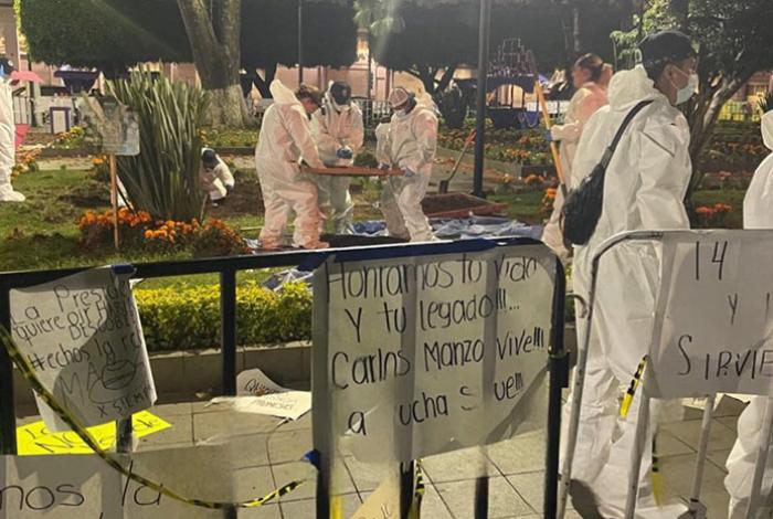 Hay indicios de que Alejandro Baruc “N” tiene relación con el homicidio de Carlos Manzo; lo vinculan a proceso