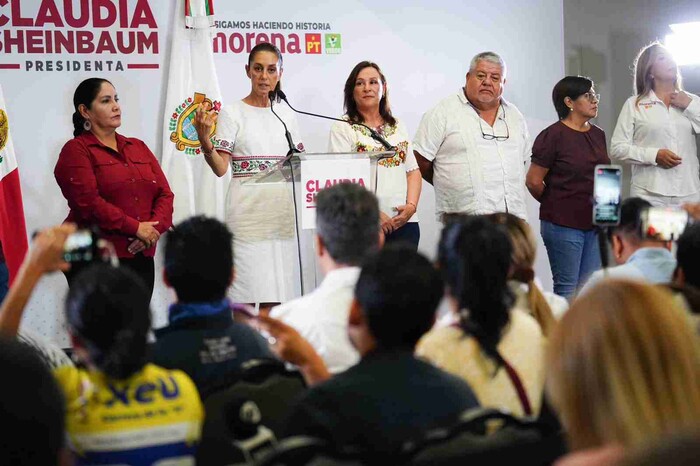 HAY RELEVO GENERACIONAL EN LA 4T: CLAUDIA SHEINBAUM CELEBRA TRIUNFO EN SIMULACRO ELECTORAL UNIVERSITARIO