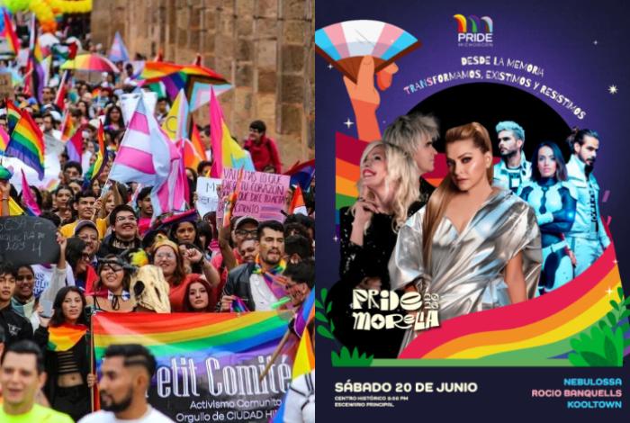 Horarios y ruta del Pride 2026 en Morelia; Rocio Banquells entre las invitadas especiales