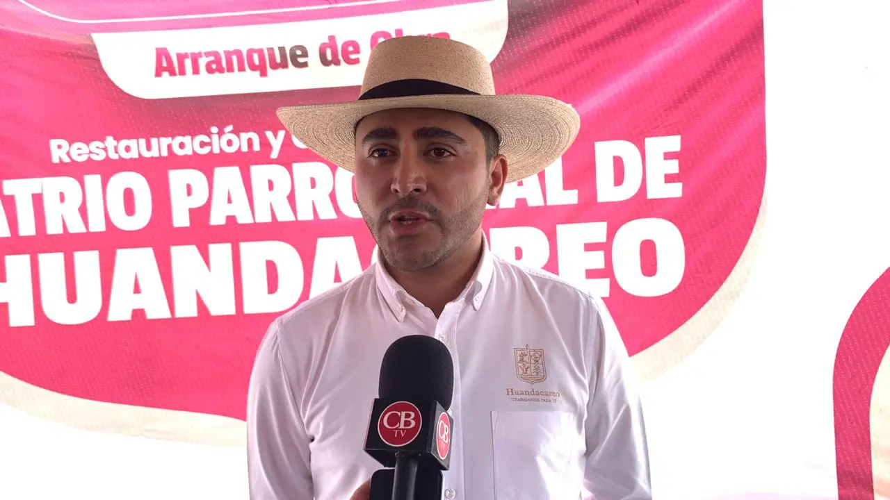 Huandacareo invierte 2.5 mdp en rescate del Atrio Parroquial