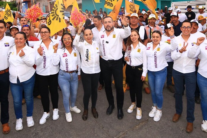 Humberto González convoca a votar por el PRD para que siga el progreso en Huandacareo