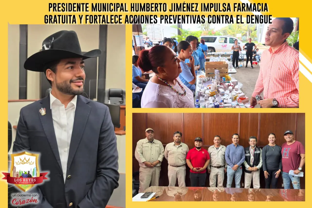 HUMBERTO JIMÉNEZ IMPULSA FARMACIA GRATUITA Y FORTALECE ACCIONES PREVENTIVAS CONTRA EL DENGUE EN LOS REYES