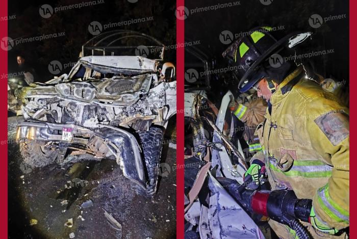 Identifican a 7 personas que fallecieron en un accidente carretero en Uruapan-Carapan