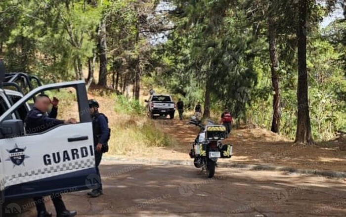 Identifican a pareja d3c4p1t4d4 en cerro de la Cruz, en Uruapan