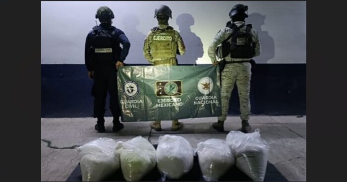 #Imágenes | Duro golpe al narco; aseguran laboratorio y 100 kg de mentanfetamina: SSP