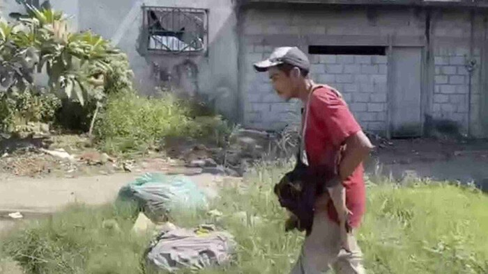 Imágenes sensibles: Captan a hombre comiéndose la cabeza de un perro en Veracruz