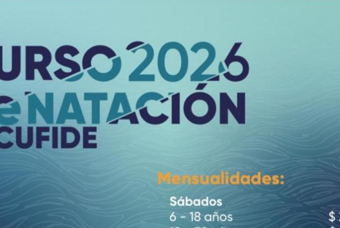 Imcufide invita a inscribirse en sus Cursos de Natación 2026