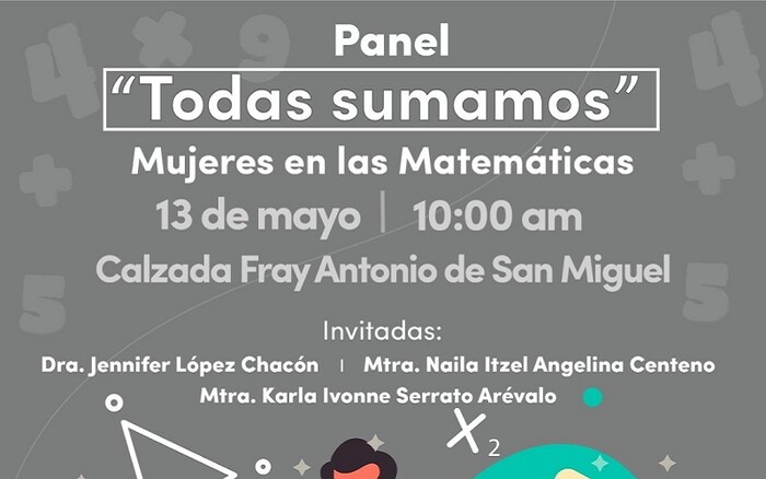 IMMUJERIS invita al panel “Todas sumamos” con mujeres matemáticas