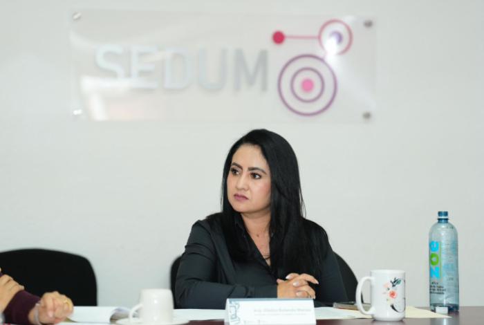 Impulsa Gladyz Butanda labores de bacheo y balizamiento en Morelia