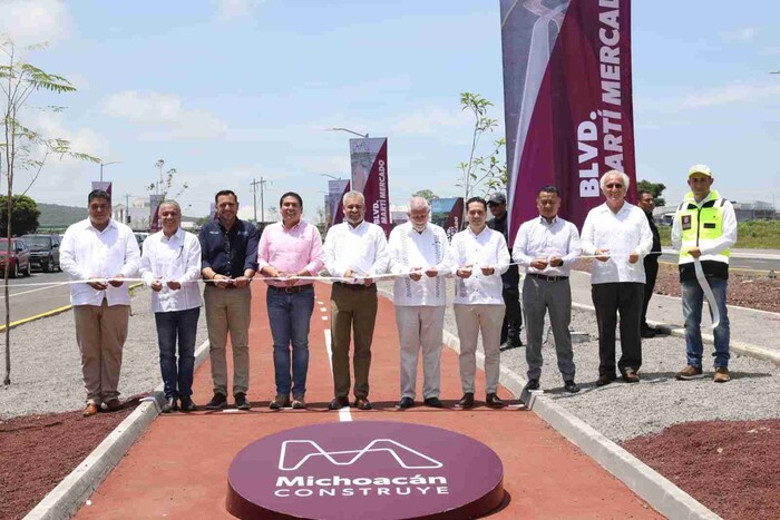 Inaugura Bedolla Libramiento Martí Mercado, primera obra multianual de este gobierno