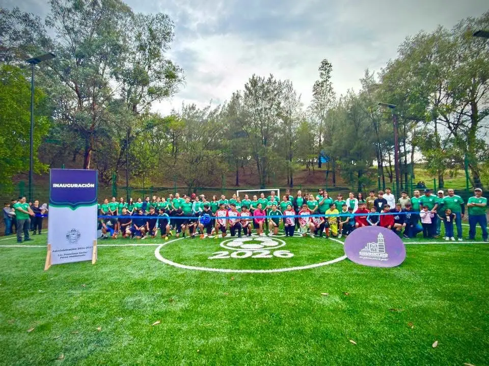 Inauguración en Churintzio de la Cancha de Fútbol Rápido “Mundial Social 2026”