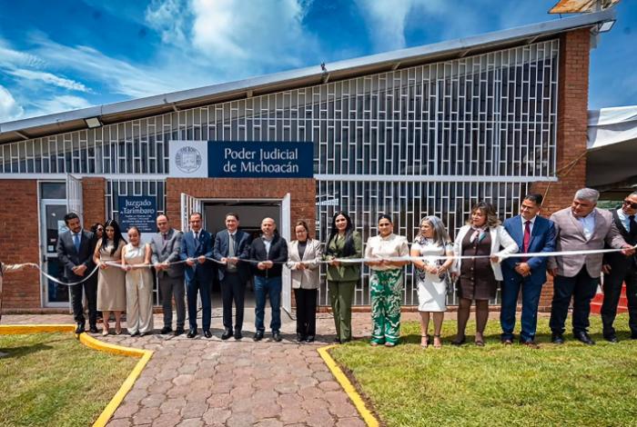 Inauguran nuevo Juzgado Auxiliar en Tarímbaro para acercar la justicia a las familias