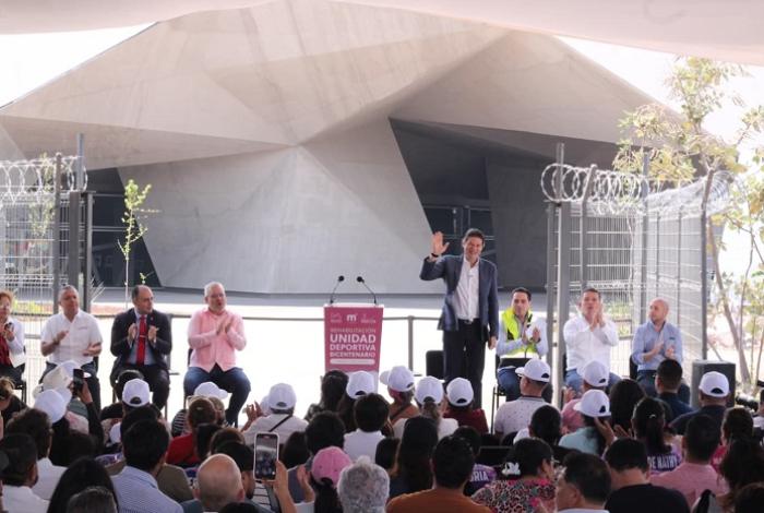 Inauguran rehabilitación del domo del Bicentenario; servirá para conciertos y eventos deportivos