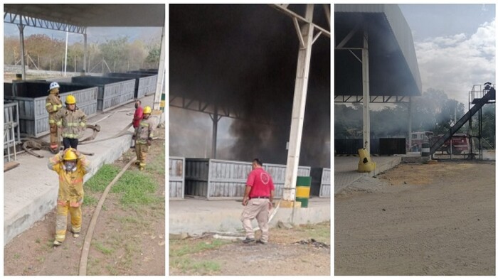 Incendian centro de acopio de limón en Apatzingán