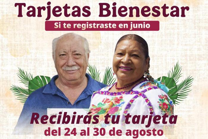 Inicia Secretaría del Bienestar entrega de tarjetas a mujeres y adultos mayores registrados en junio