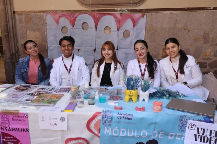 Inician Ferias de la Salud en el Bachillerato de la UMSNH; prevención, el objetivo