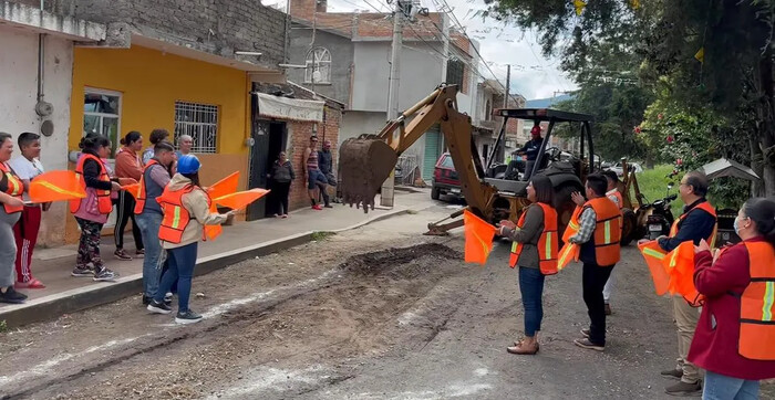 Inician modernización de drenaje en El Cocupao de Quiroga para mejorar calidad de vida