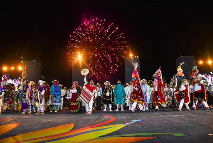 Inició la Fiesta de Michoacán, la Kuínchekua, en homenaje a las fiestas patronales michoacanas