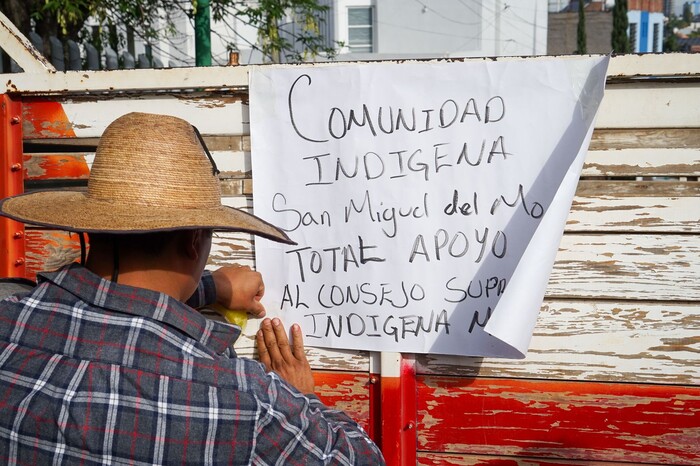 Inseguridad y respeto a sus derechos moviliza a indígenas en Michoacán