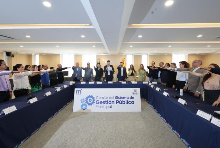 Instala Alfonso Martínez el Comité del Sistema de Gestión Pública