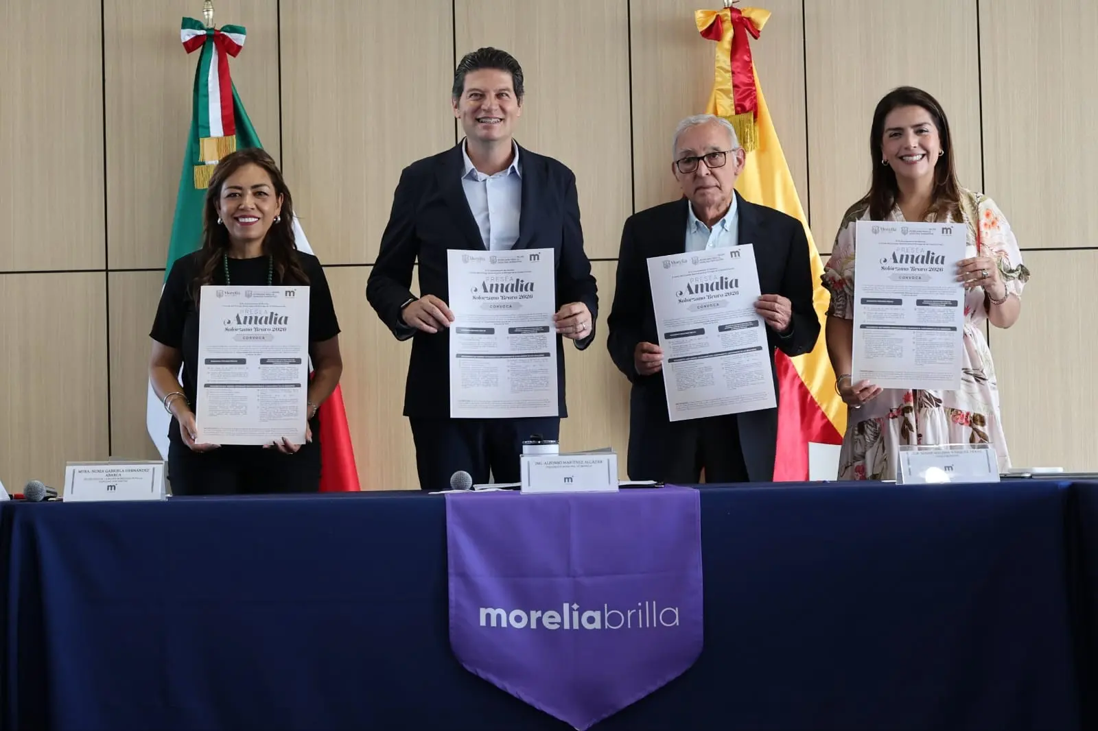 Instala Gobierno de Morelia el Consejo General de la Presea Amalia Solórzano