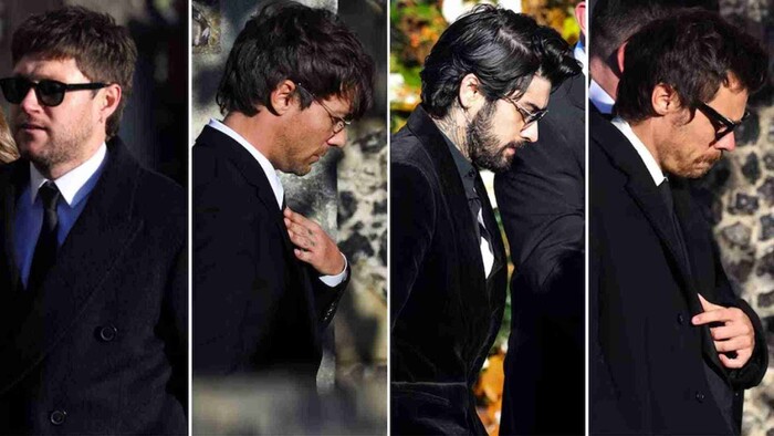 Integrantes de One Direction se reúnen en el funeral de Liam Payne