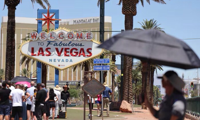 #Internacional | Las Vegas registra temperatura récord de 120°F (48.9°C)