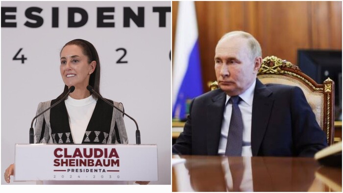 #Internacional | Vladimir Putin confirma inasistencia a investidura de Claudia Sheinbaum