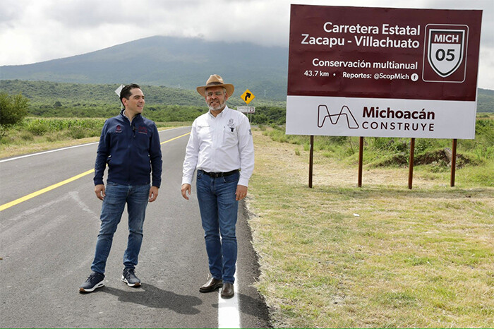 Invertidos, casi 6 mil mdp en 22 proyectos carreteros multianuales de Michoacán: Bedolla